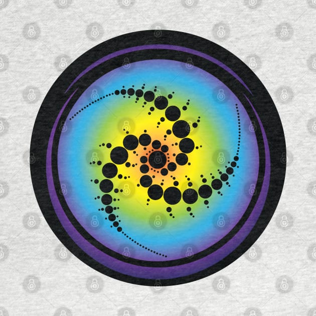 Triple Spiral Crop Circle by GalacticMantra